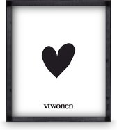 vtwonen houten fotolijst 30 x 35 cm. zwart