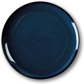SanoDeGusto - tempcontrol bord - diner - warme gerechten - verwarmbaar - ovenbestendig - bord - 27cm - donker blauw - 2 stuks