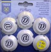 Tiger Torino 3804.8 Decoratieve caps, 6 stuks