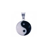 House of Jewels - Klein pendentif Yin Yang en argent - 8 mm
