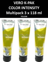 Joico Vero K-PAK Color Intensity Semi Permanent Color YELLOW Haarkleur 3x118ml