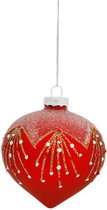 Oneiro's luxe kerstbal DRIP Multi – ø80 mm- kerstbal - luxe verpakking – kerstcollectie – kerstdecoratie – kerstboomhanger – kerstversiering