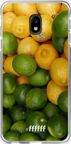 Samsung Galaxy J3 (2017) Hoesje Transparant TPU Case - Lemon & Lime #ffffff