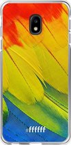 Samsung Galaxy J3 (2017) Hoesje Transparant TPU Case - Macaw Hues #ffffff