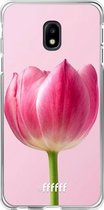 Samsung Galaxy J3 (2017) Hoesje Transparant TPU Case - Pink Tulip #ffffff