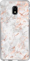 Samsung Galaxy J3 (2017) Hoesje Transparant TPU Case - Peachy Marble #ffffff