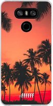 LG G6 Hoesje Transparant TPU Case - Coconut Nightfall #ffffff