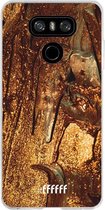 6F hoesje - geschikt voor LG G6 -  Transparant TPU Case - Lets go Gold #ffffff