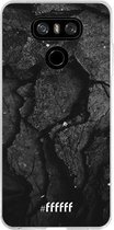LG G6 Hoesje Transparant TPU Case - Dark Rock Formation #ffffff