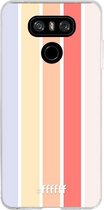 LG G6 Hoesje Transparant TPU Case - Vertical Pastel Party #ffffff