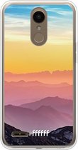 LG K10 (2018) Hoesje Transparant TPU Case - Golden Hour #ffffff
