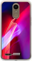 LG K10 (2018) Hoesje Transparant TPU Case - Light Show #ffffff