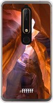 Nokia 6 (2018) Hoesje Transparant TPU Case - Sunray Canyon #ffffff