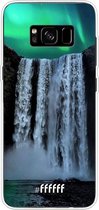 Samsung Galaxy S8 Plus Hoesje Transparant TPU Case - Waterfall Polar Lights #ffffff