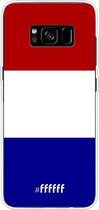 Samsung Galaxy S8 Plus Hoesje Transparant TPU Case - Nederlandse vlag #ffffff