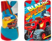 Blaze en de monsterwielen Fleece deken 100x150cm - monstertruck - speelgoed - Viros