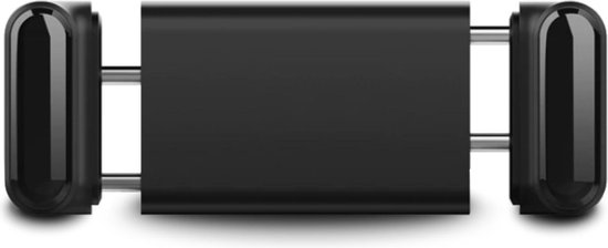 FLUQX Universele telefoonhouder - Smartphone houder - Mobiel houder voor de auto - ventilatierooster montage - 360 graden draaibaar - zwart - Telefoon accessoires (Geschikt voor Apple Iphone Samsung Huawei LG Sony Ericsson Nokia Motorola HTC Google) - Fluqx