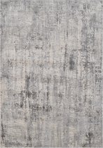 Ikado  Modern tapijt in crème en lichtgrijs  160 x 230 cm