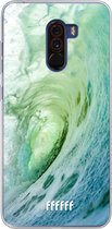 Xiaomi Pocophone F1 Hoesje Transparant TPU Case - It's a Wave #ffffff