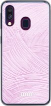 Samsung Galaxy A40 Hoesje Transparant TPU Case - Pink Slink #ffffff