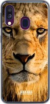 Samsung Galaxy A40 Hoesje Transparant TPU Case - Leo #ffffff