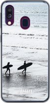 Samsung Galaxy A40 Hoesje Transparant TPU Case - Surfing #ffffff