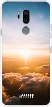 LG G7 ThinQ Hoesje Transparant TPU Case - Cloud Sunset #ffffff