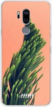 LG G7 ThinQ Hoesje Transparant TPU Case - Waving plant #ffffff