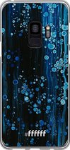 Samsung Galaxy S9 Hoesje Transparant TPU Case - Bubbling Blues #ffffff