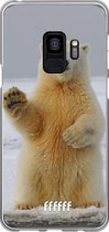 Samsung Galaxy S9 Hoesje Transparant TPU Case - Polar Bear #ffffff