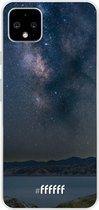 Google Pixel 4 XL Hoesje Transparant TPU Case - Landscape Milky Way #ffffff