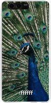 Honor 9 Hoesje Transparant TPU Case - Peacock #ffffff