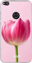 Huawei P8 Lite (2017) Hoesje Transparant TPU Case - Pink Tulip #ffffff