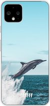 Google Pixel 4 Hoesje Transparant TPU Case - Dolphin #ffffff