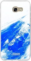 Samsung Galaxy A5 (2017) Hoesje Transparant TPU Case - Blue Brush Stroke #ffffff