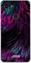 Google Pixel 3 XL Hoesje Transparant TPU Case - Roots of Color #ffffff