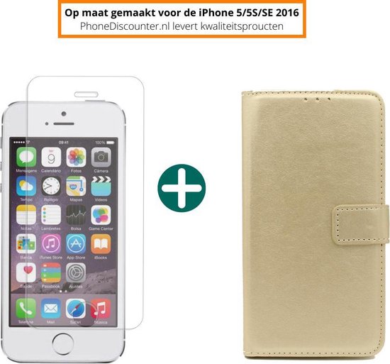stil verzending Prestatie iphone 5 hoesje goud | iPhone 5 beschermhoes full body | iPhone 5 wallet hoes  goud |... | bol.com