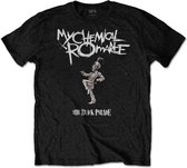 My Chemical Romance Heren Tshirt -M- The Black Parade Cover Zwart