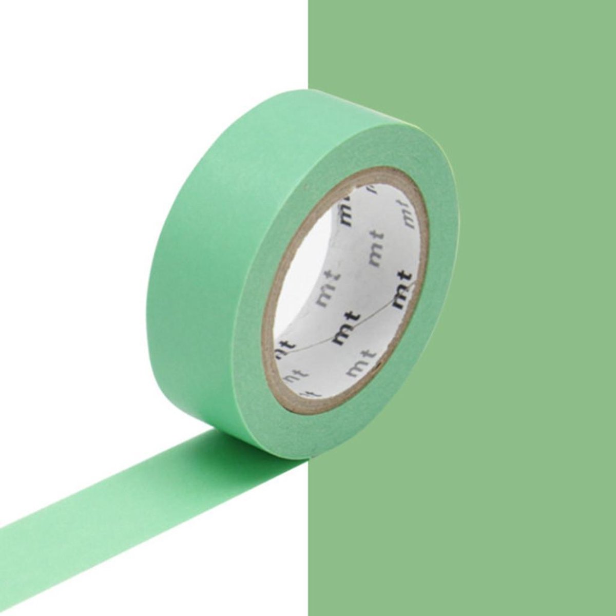 Washi Tape Mint - 7 meter x 1,5 cm. - MT Masking Tape wakamidori