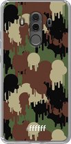 Huawei Mate 10 Pro Hoesje Transparant TPU Case - Graffiti Camouflage #ffffff