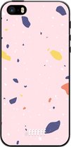 iPhone 5s Hoesje TPU Case - Terrazzo N°8 #ffffff