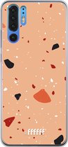 Huawei P30 Pro Hoesje Transparant TPU Case - Terrazzo N°5 #ffffff