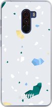 Xiaomi Pocophone F1 Hoesje Transparant TPU Case - Terrazzo N°2 #ffffff