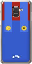 Samsung Galaxy A8 (2018) Hoesje Transparant TPU Case - It's-a-me, Mario! #ffffff