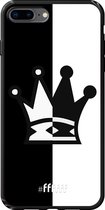 6F hoesje - geschikt voor iPhone 8 Plus -  TPU Case - Chess #ffffff