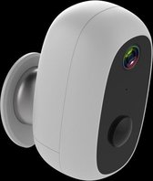 Chacon IPCAM-BE02 HD draadloze buitencamera op batterijen – Wifi – 100% draadloos - 1920x1080p - Werkt met Google Home en Alexa