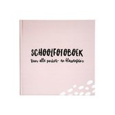 MIJN SCHOOLFOTOBOEK | Voor alle schoolfoto’s (12 vrije schooljaren NL/BE) (ROZE)