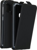 Accezz Hoesje Geschikt voor Samsung Galaxy M31 Hoesje Met Pasjeshouder - Accezz Flipcase - Zwart