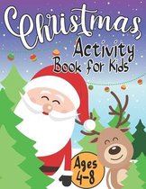 Christmas Activity Book for Kids Ages 4-8