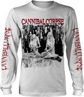 Cannibal Corpse Longsleeve shirt -S- BUTCHERED AT BIRTH Wit